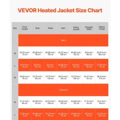 VEVOR Heated Jacket for Men with 7.4V Battery, Soft Shell Electric Heating Coat, Windproof Lightweight Outerwear with 6 Heating Zones & 3 Heat Settings for Hiking, Outdoor Work, Black, XL Size