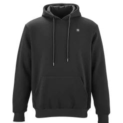 VEVOR Heated Sweatshirt Hoodie for Men Women, Heated Jacket Unisex with 7.4V 16000mAh Rechargeable Power Bank Pack, 5 Heating Zones, 3 Temp Levels, 4-8H Warmth, for Winter Outdoor Camping, Black, XXL Size