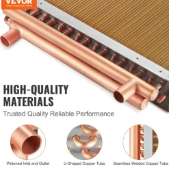 VEVOR Heat Exchanger Water to Air, 18