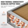 VEVOR Heat Exchanger Water to Air, 20"x 20" with 3-Row 3/8" Copper Ports, 242 Aluminum Fins Heat Exchanger for Outdoor Wood Furnaces, Residential Heating and Cooling, and Forced Air Heating