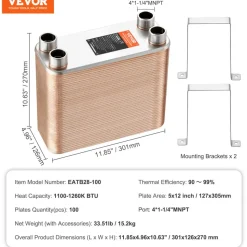 VEVOR Heat Exchanger, 5