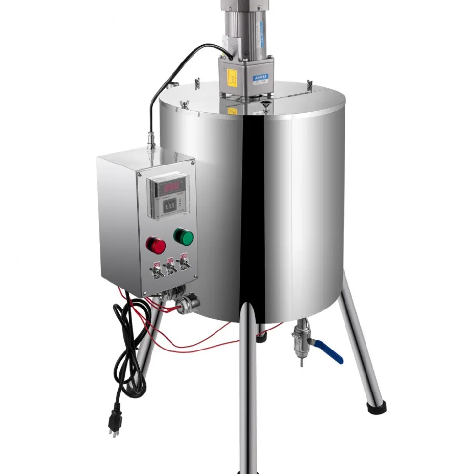 VEVOR Heating Mixing Filling Machine, 30L/7.9 Gal Lipstick Filling Machine, 35W Lipstick Filler, Heating and Stirring Filling Machine with Stirrer for Cosmetics, Drink, Lipstick, Wax and Nail Polish