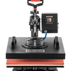 VEVOR Heat Press, 5 in 1 15 x 15 Inch Heat Press Machine, Dual LED Display Heat Press Machine, Multifunctional Sublimation, for T-Shirts, Swing Away Design