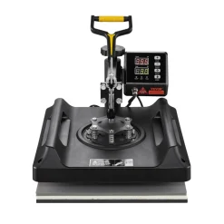 VEVOR Heat Press Machine 8 in 1 Combo, Heat Press 15x15 in, Swing Away T Shirt Printing Machine Digital Control, Multifunction Transfer Machine Sublimation, for T-Shirt Hat Cap Mug Plate, Black