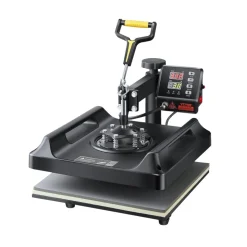 VEVOR Heat Press Machine 8 in 1 Combo, Heat Press 15x15 in, Swing Away T Shirt Printing Machine Digital Control, Multifunction Transfer Machine Sublimation, for T-Shirt Hat Cap Mug Plate, Black
