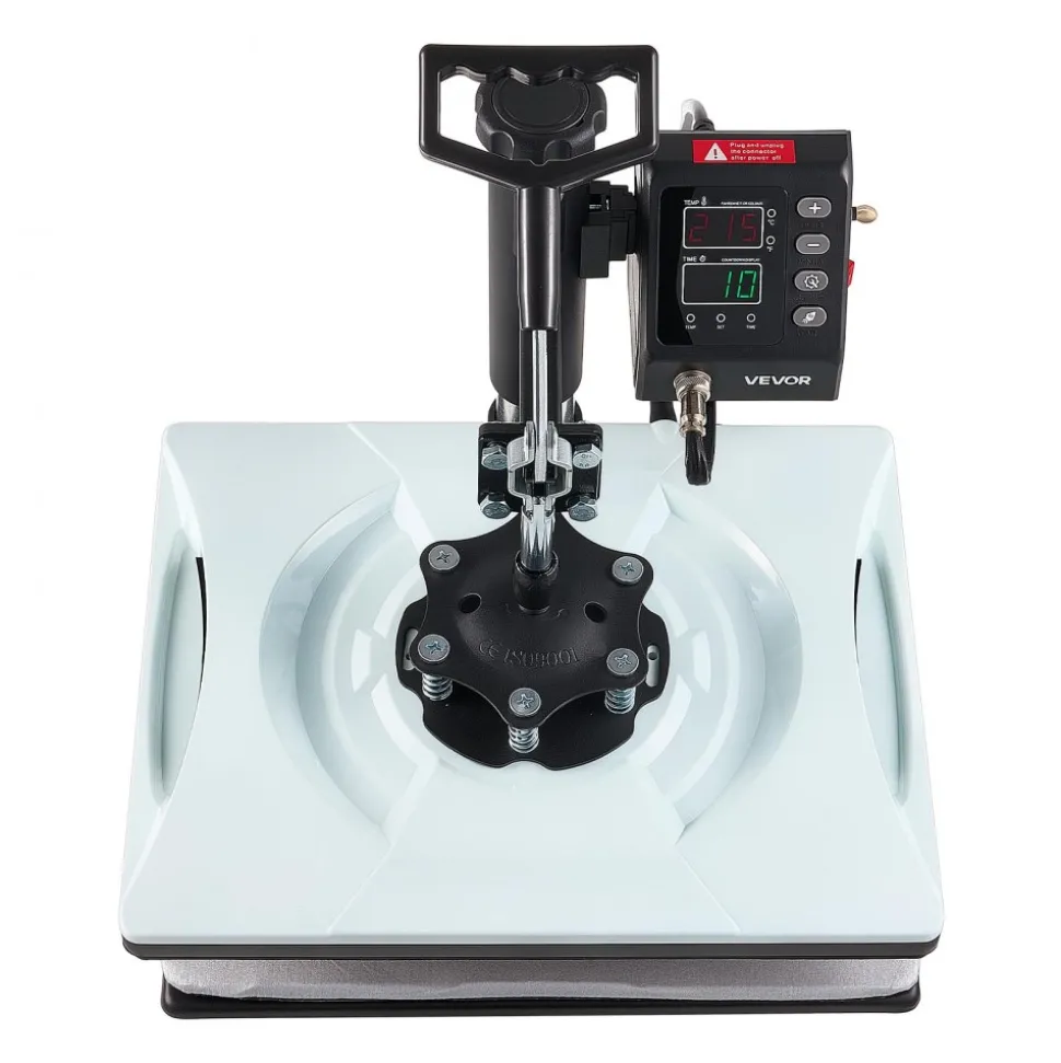 VEVOR Heat Press Machine 12 x 15 in 5-in-1 Combo Sublimation Press Machine, Heat Up Fast and Even, Digital Precise Time and Temp Control, Multi-Function, for T-Shirts, Mugs, Tumblers, Caps, Plates