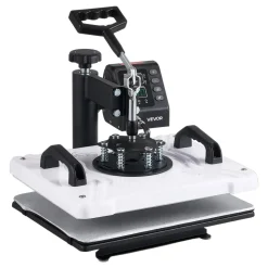 VEVOR Heat Press Machine 12 x 15 in Sublimation Press Machine Swing Away, Heat Up Fast and Even, Digital Precise Time and Temperature Control, for T-Shirts, Canvas Tote Bags, Pillowcases, Socks