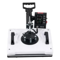 VEVOR Heat Press Machine 12 x 15 in Sublimation Press Machine Swing Away, Heat Up Fast and Even, Digital Precise Time and Temperature Control, for T-Shirts, Canvas Tote Bags, Pillowcases, Socks