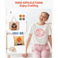 VEVOR Heat Press, 12x10Inch T-Shirt Press Machine, T-shirt Press Heat Press 30x23cm Printing Machine Heat Transfer Sublimation Machine for T-shirts