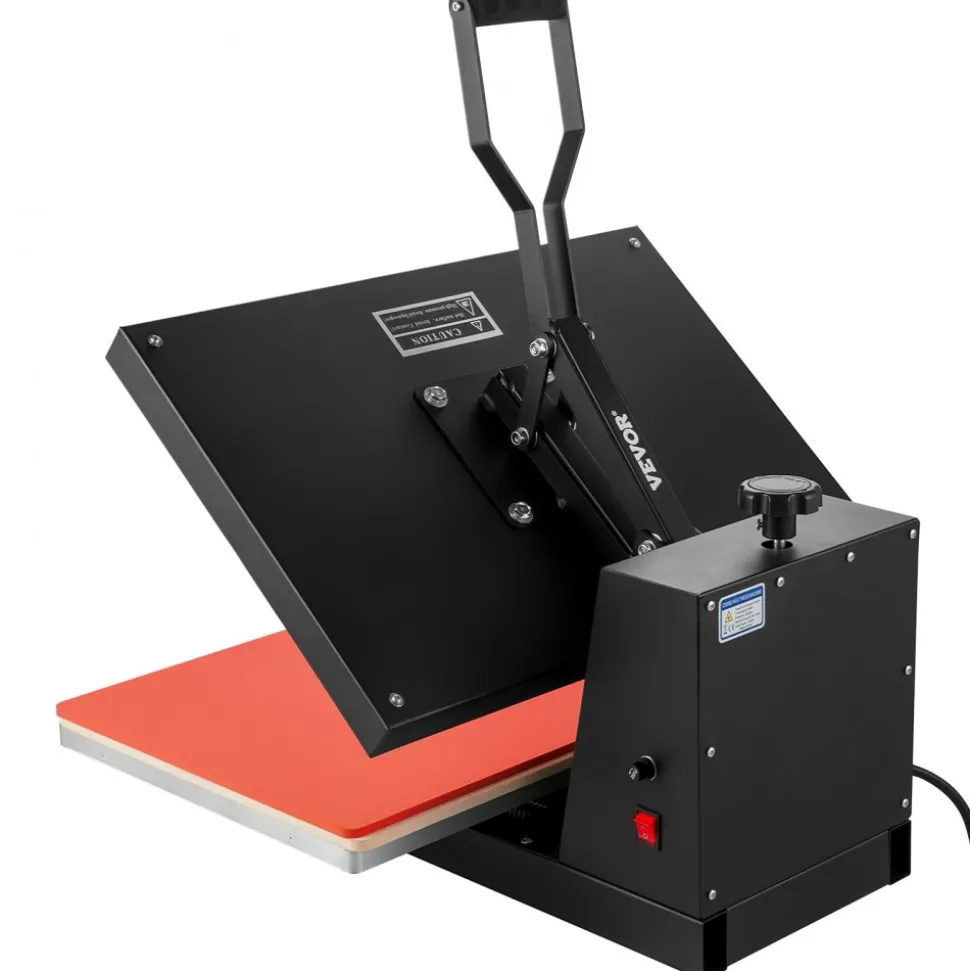 VEVOR Heat Press 16x24, 1700W Power Heat Press Machine, Fast Heating, High Pressure Heat Press Machine for T-Shirt, Digital Industrial Sublimation Printer for Heat Transfer Vinyl, Easy to Use, Black