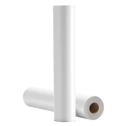 VEVOR Heat Transfer Vinyl, 12 in x 25 ft, Glossy White HTV Iron on Vinyl Roll, Easy to Cut and Weed, Strong Adhesion, Compatible with Cutting Machines, for Various Materials, T-shirts, Pillows, Hats