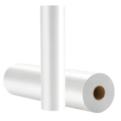 VEVOR Heat Transfer Vinyl, 12 in x 50 ft, Glossy White HTV Iron on Vinyl Roll, Easy to Cut and Weed, Strong Adhesion, Compatible with Cutting Machines, for Various Materials, T-shirts, Pillows, Hats