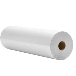 VEVOR Heat Transfer Vinyl, 12 in x 70 ft, Glossy White HTV Iron on Vinyl Roll, Easy to Cut and Weed, Strong Adhesion, Compatible with Cutting Machines, for Various Materials, T-shirts, Pillows, Hats