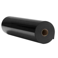 VEVOR Heat Transfer Vinyl, 12 in x 70 ft, Glossy Black HTV Iron on Vinyl Roll, Easy to Cut and Weed, Strong Adhesion, Compatible with Cutting Machines, for Various Materials, T-shirts, Pillows, Hats