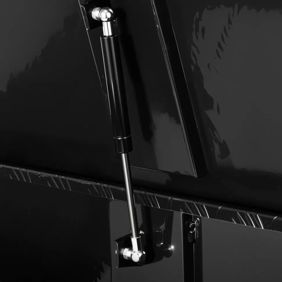 VEVOR Heavy Duty Aluminum Truck Bed Tool Box, Stripes Plated Tool Box with Sliding Shelf, Side Handle, Lock & Keys, Storage Toolbox Chest for Trailer, Pickup, Truck Bed, RV, 35.4"x14.6"x14.6", Black