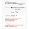 VEVOR Heavy Duty Drawer Slides 20inch, 1 Pair Locking Drawer Slides 250lbs Load Capacity, Side Mount Ball Bearing, 3-Fold Full Extension