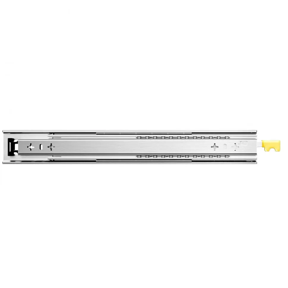 VEVOR Heavy Duty Drawer Slides 16inch, 1 Pair Locking Drawer Slides 250lbs Load Capacity, Side Mount Ball Bearing, 3-Fold Full Extension