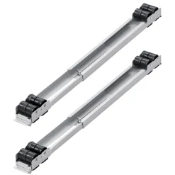 VEVOR Heavy Duty Furniture Appliances Rollers, 660 lbs Total Load, Extendable Appliance Rollers Mobile Washing Machine Base, Fridge Stand Dolly Movers for Refrigerators, Dryers, Dishwashers, White