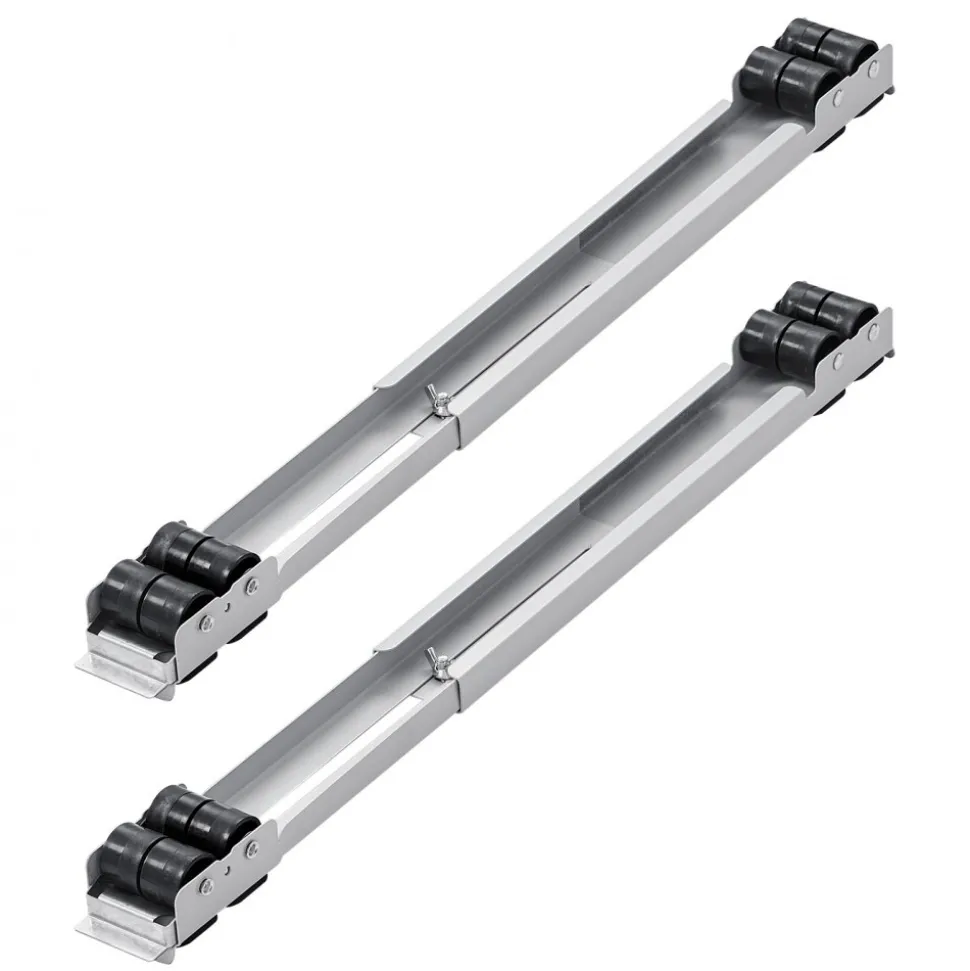 VEVOR Heavy Duty Furniture Appliances Rollers, 660 lbs Total Load, Extendable Appliance Rollers Mobile Washing Machine Base, Fridge Stand Dolly Movers for Refrigerators, Dryers, Dishwashers, White