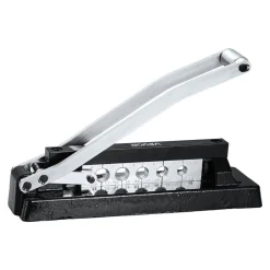 VEVOR Heavy Duty Hose Ferrule Crimping Tool, Standard Bench Hose Crimper with 5 Die Holes & 0.44