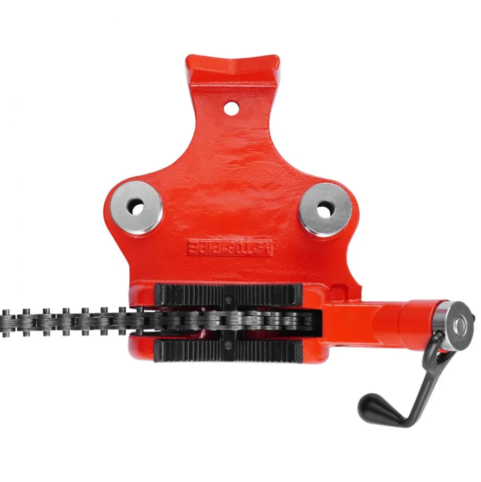 VEVOR Heavy-Duty Pipe Chain Vise, 1/2" - 8" Pipe Capacity, 34.6" Rugged Chain & Cast Iron Base, Industrial-Grade Pipe Clamping for Plumbing, Automotive Repairs, Metalworking