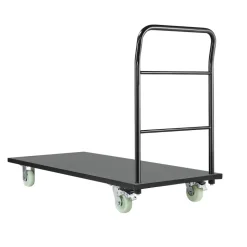 VEVOR Heavy Duty Platform Truck, 2000 lbs Capacity, Industrial Steel Flatbed Cart with Swivel Wheels and Handle, Platform Hand Push Truck Dolly, Easy Storage, for Luggage Moving, 60 x 27.6 x 42.9 in