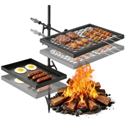 VEVOR Heavy Duty Swivel Campfire Grill, 16
