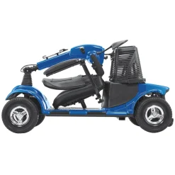 VEVOR Heavy-Duty 4 Wheel Mobility Scooter for Adults & Seniors - Folding Electric Powered Mobility Scooter & 12 Mile Long Range, Travel Scooter with 9° Climbing Capacity, 265lb Capacity