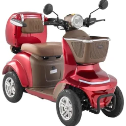 VEVOR Heavy Duty 4-Wheel Mobility Scooters for Seniors & Adults, 500lbs Capacity, 21.5 Miles 3-Speed Long Range, 1000W All Terrain Electric Recreational Scooter Wheelchair, 20° Max Climbing Capacity