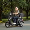 VEVOR Heavy Duty 3-Wheel Mobility Scooters for Seniors & Adults, 500lbs Capacity, 21.5 Miles 3-Speed Long Range, 1000W All Terrain Electric Recreational Scooter Wheelchair, 20° Max Climbing Capacity