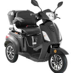 VEVOR Heavy Duty 3-Wheel Mobility Scooters for Seniors & Adults, 500lbs Capacity, 21.5 Miles 3-Speed Long Range, 1000W All Terrain Electric Recreational Scooter Wheelchair, 20° Max Climbing Capacity