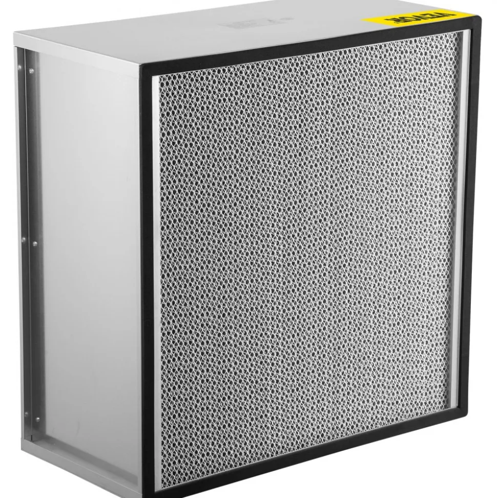VEVOR HEPA Replacement Filter, 24''x24''x11.5'' AC Filter, True HEPA Pleated Air Filter, Air Filter Replacement with Galvanized Frame, 99.97% Standard Filter Compatible for HEPA Filter Novair 20