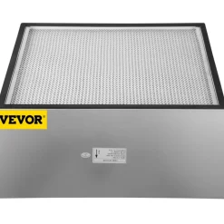 VEVOR HEPA Replacement Filter, 24''x24''x11.5'' AC Filter, True HEPA Pleated Air Filter, Air Filter Replacement with Galvanized Frame, 99.97% Standard Filter Compatible for HEPA Filter Novair 20