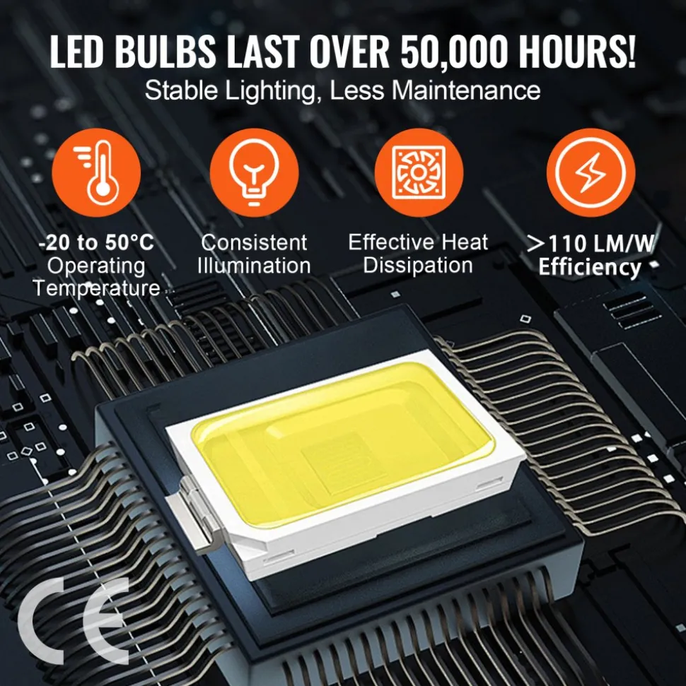 VEVOR Hexagon Garage Lights, 26400LM, 6500K 5 Grid Systems Honeycomb Hexagonal Garage LED Lights, DIY Cool White Car Detailing Garage Ceiling Lighting Bright Shop Light for Gym Basement Workshop