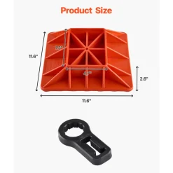 VEVOR High Lift Jack Base and Handle Keeper, 11.6