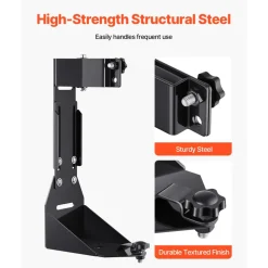 VEVOR High Lift Jack Mount Bracket, Farm Jack Holder Mounting Bracket Kit, Mount Carrier for Off Road Heavy-Duty Jacks, Compatible With YJ (1986-1996), TJ (1997-2006), JK (2006-2018), JL (2018-2024)