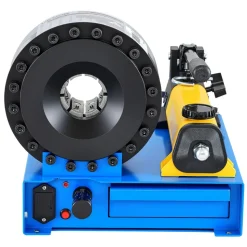 VEVOR High Pressure Hydraulic Hose Crimper, Manual Hose Crimping Tool with 8 Dies & 0.24"-1.1" Crimping Range, Suitable for Low & High-Pressure Oil Pipes, Gas/Water/Auto AC Hoses & Cable Joints