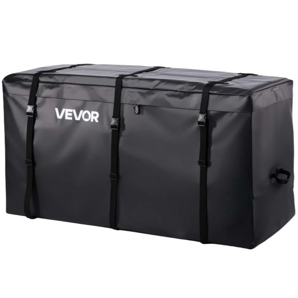 VEVOR Hitch Cargo Carrier Bag, Waterproof 840D PVC, 60.24 x 24.02 x 35.94 in (30 Cubic Feet), Heavy Duty Cargo Bag for Truck Bed Storage with Reinforced Straps, Suitable for Car SUV Vans Hitch Basket