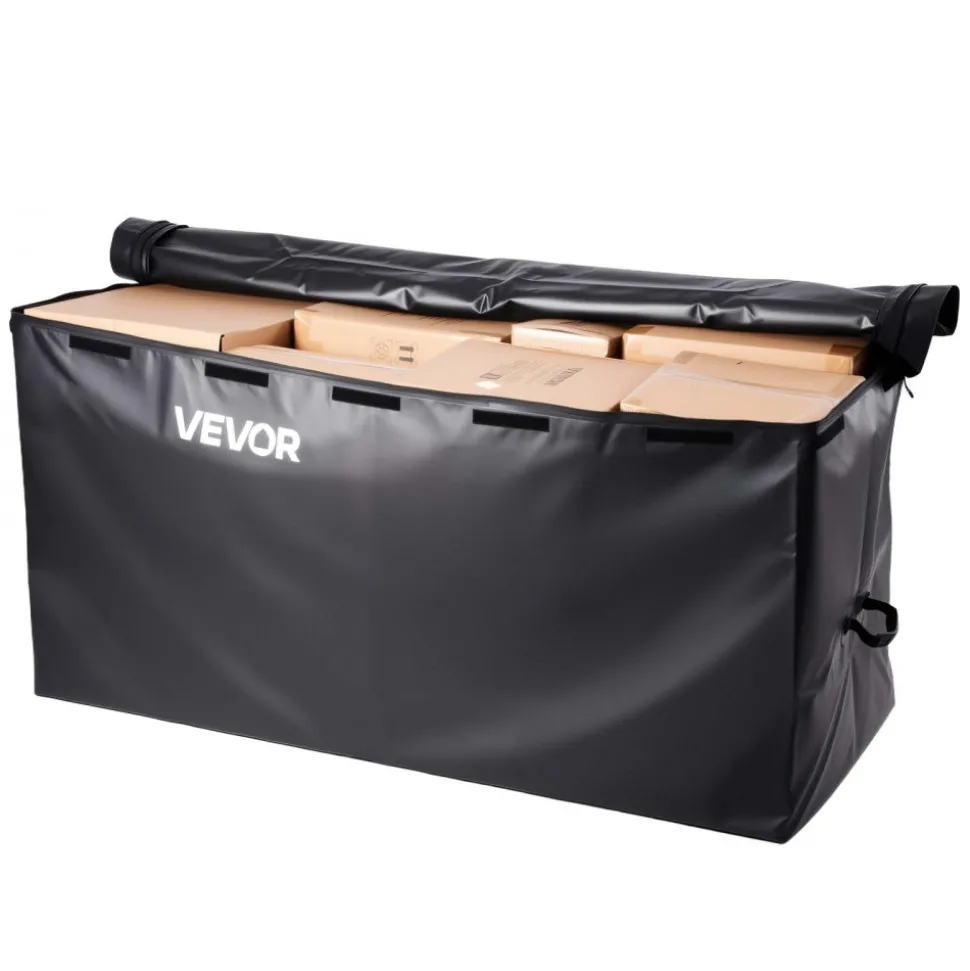 VEVOR Hitch Cargo Carrier Bag, Waterproof 840D PVC, 60.24 x 24.02 x 35.94 in (30 Cubic Feet), Heavy Duty Cargo Bag for Truck Bed Storage with Reinforced Straps, Suitable for Car SUV Vans Hitch Basket