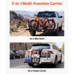VEVOR Hitch Cargo Carrier with Bike Racks, 62