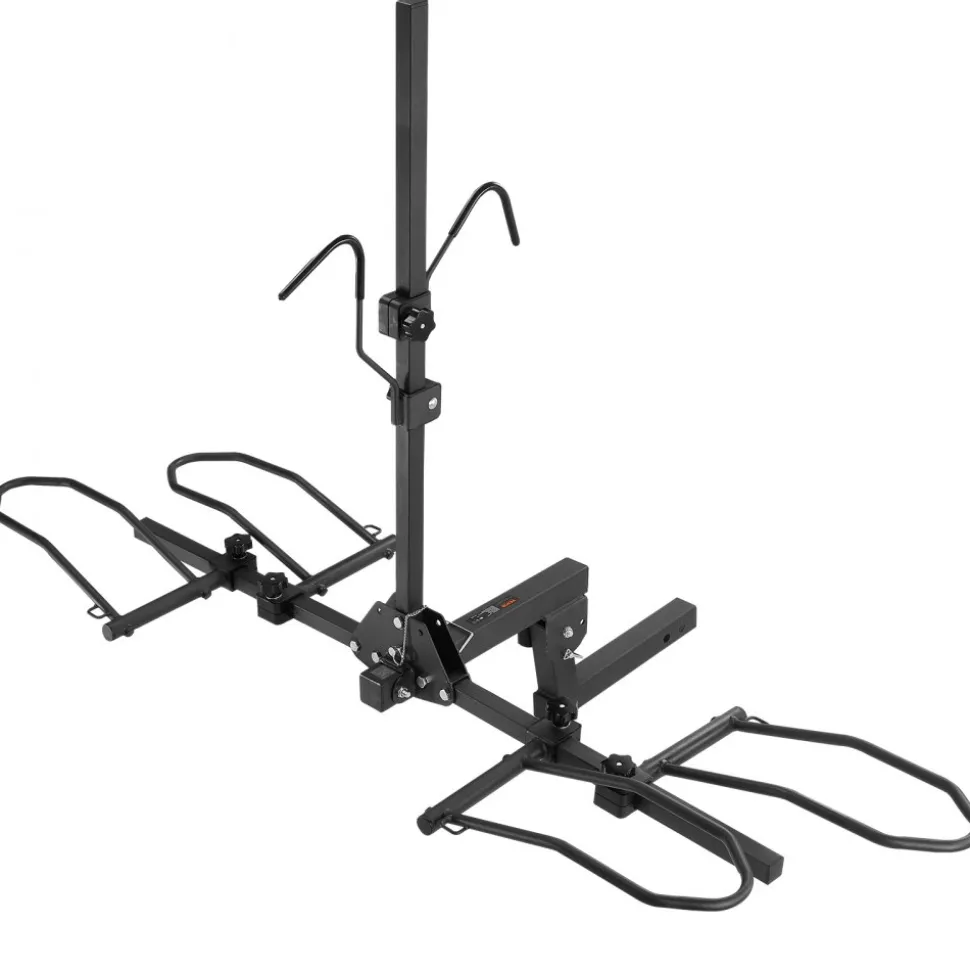 VEVOR Hitch Mount Bike Rack, 2-Bike Platform Style, 160 LBS Max Capacity Bike Rack Hitch for 2-inch Receiver, Titling and Folding Bike Carrier with Tires up to 5" Wide, for Car, SUV, Truck, RV