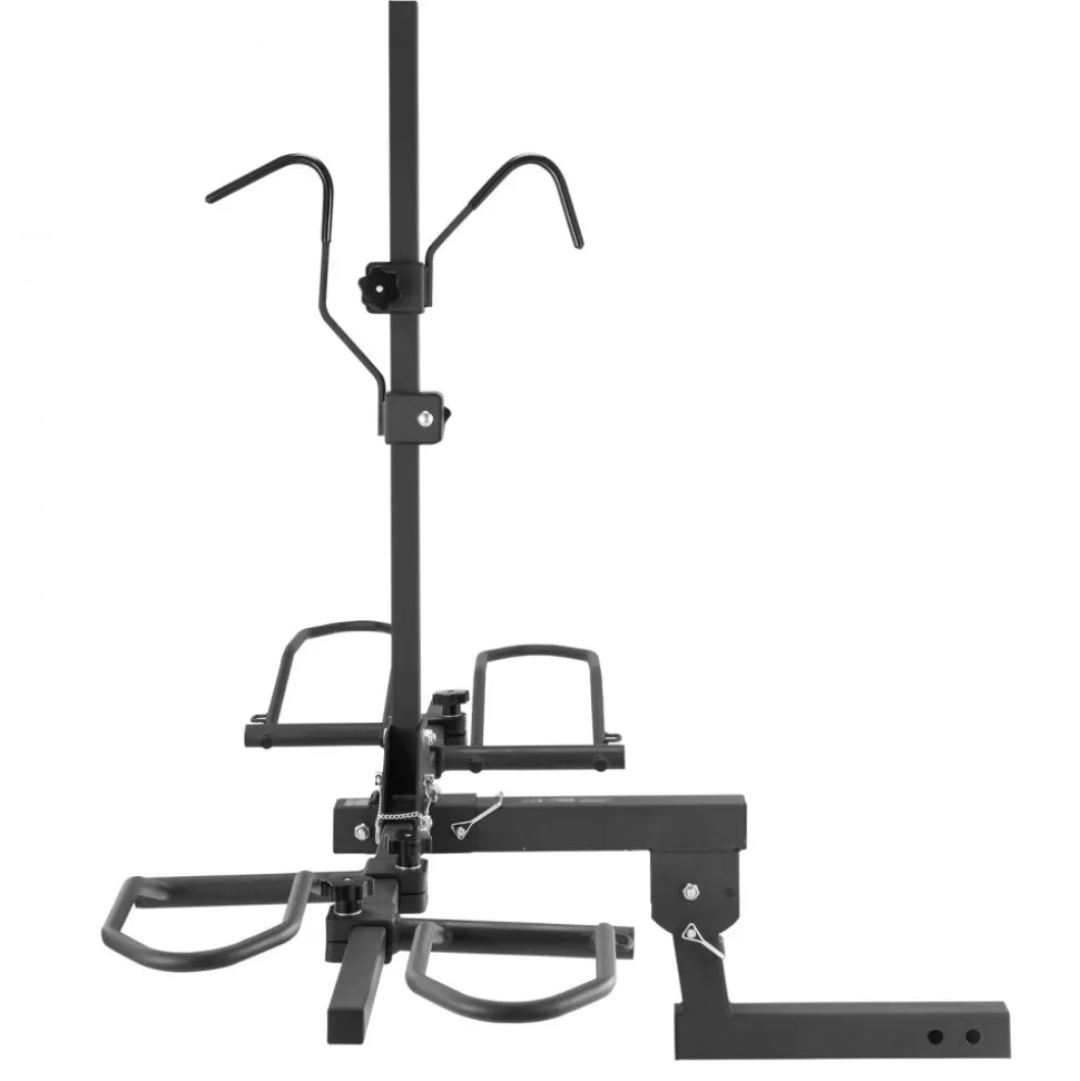 VEVOR Hitch Mount Bike Rack, 2-Bike Platform Style, 160 LBS Max Capacity Bike Rack Hitch for 2-inch Receiver, Titling and Folding Bike Carrier with Tires up to 5" Wide, for Car, SUV, Truck, RV