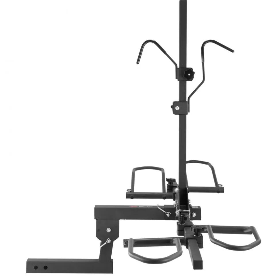 VEVOR Hitch Mount Bike Rack, 2-Bike Platform Style, 160 LBS Max Capacity Bike Rack Hitch for 2-inch Receiver, Titling and Folding Bike Carrier with Tires up to 5" Wide, for Car, SUV, Truck, RV