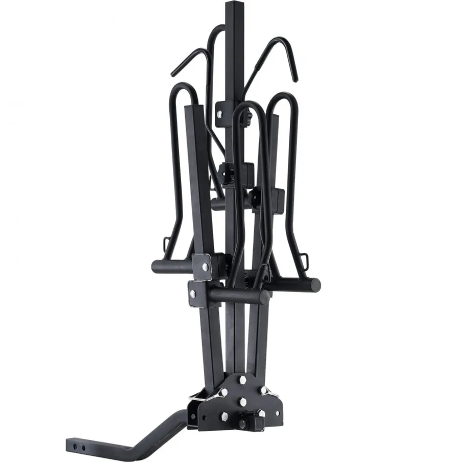 VEVOR Hitch Mount Bike Rack, 2-Bike Platform Style, 160 LBS Max Capacity Bike Rack Hitch for 2-inch Receiver, Titling and Folding Bike Carrier with Tires up to 5" Wide, for Car, SUV, Truck, RV