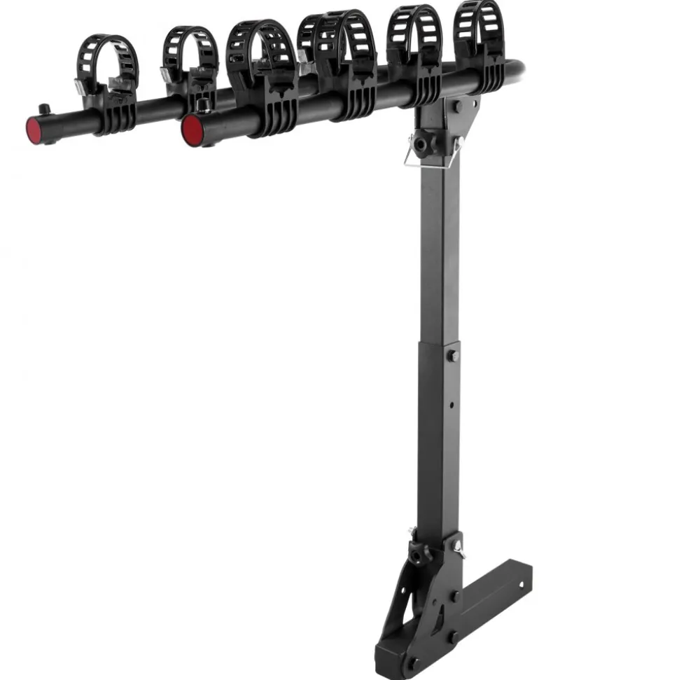 VEVOR Hitch Mount Bike Rack, 4-Bike Carrier Rack, 150 LBS Capacity Bike Rack Hitch for 2-inch Receiver, Titling and Folding Bike Carrier with No-Wobble U Bolt and Strap, for Car, SUV, Truck, RV