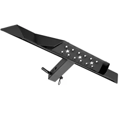 VEVOR Hitch Step for 2 Inch Receiver, Universal Rear Bumper Guard Protector with 300 LBS Load Capacity, Non-Slip Tow Hitch Step with Pin Lock and Stabilizer, Fit for Truck, SUV, Pickup, Trailer