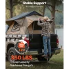 VEVOR Hitch Step for 2 Inch Receiver, Universal Rear Bumper Guard Protector with 350 LBS Load Capacity, Wide & Non-Slip Tow Hitch Step with Pin Kit and Stabilizer, Fit for Truck, SUV, Pickup, Trailer