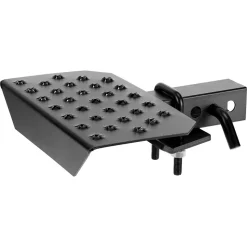 VEVOR Hitch Step for 2 Inch Receiver, Universal Rear Bumper Guard Protector with 350 LBS Load Capacity, Wide & Non-Slip Tow Hitch Step with Pin Kit and Stabilizer, Fit for Truck, SUV, Pickup, Trailer