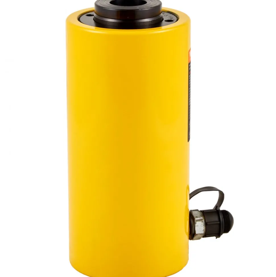 VEVOR Hollow Plunger 30Ton 4"Stoke/ 100mm Hydraulic Cylinder Jack Single Acting