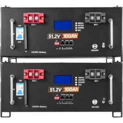 VEVOR Home Power Station Backup Power, 5120Wh, LiFePO4 Lithium Battery, Support Communication, Bluetooth and WiFi, AC 10000W Inverter, Fast Charge, for Home Backup, Emergency, Solar System Components